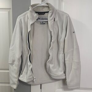 Columbia Soft White Fleece Jacket